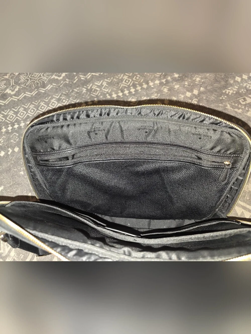Kate Spade New York Black Nylon Laptop Bag – Fits 15